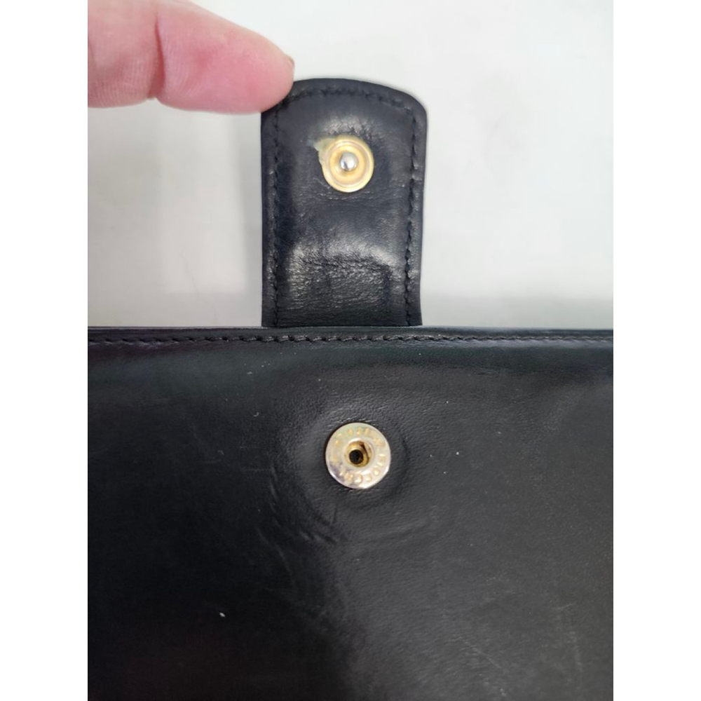 Salvatore Ferragamo Black Leather Wallet One Size - Picture 4 of 15